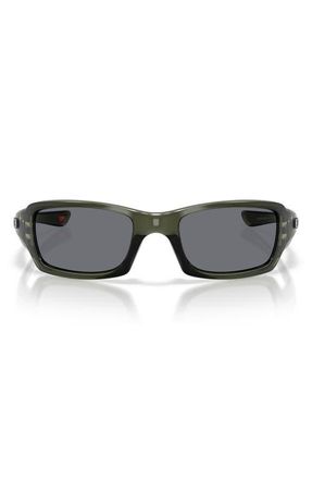 Oakley Fives Squared 54mm Rectangle Sunglasses in Olive Ink /Grey at Nordstrom