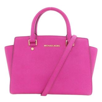 Michael Kors Pre-owned Handbags, female, Pink, Size: ONE SIZE Pre-owned Handbag