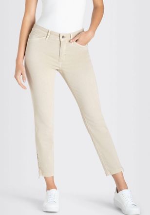 MAC Broeken 7/8-Jeans MAC Dream Chic, Damen, Gr. 34, L&auml;nge 27, beige (light beige), Denim/Jeans, Obermaterial: 88% Baumwolle, 9% Polyester, 3% Elasthan, sehr figu