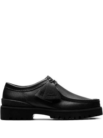 Clarks scotch-grain lace-up Derby - men - Calf Leather/Calf Leather/Rubber - 12 - Black