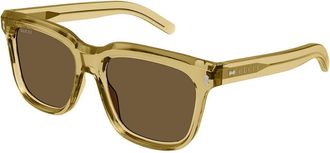 Gucci GG1523S 004 Mens Sunglasses Yellow Size 53 - Free RX Lenses - Free RX Lenses