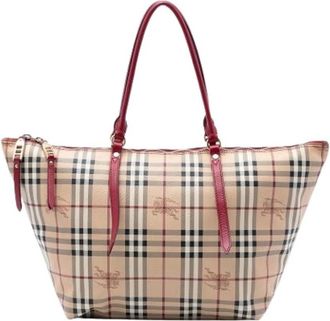 Burberry Pre-owned Tote Bags, female, Beige, Size: ONE SIZE Pre-owned The Salisbury Tote