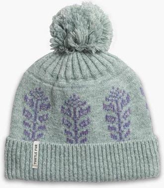 Turtle Fur Freya Pom Beanie in Sage at Nordstrom