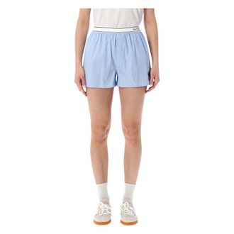 Sporty & Rich Short Shorts, female, Blue, Size: S Heritage Yankees Boxer