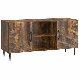 vidaXL Mueble De Tv Roble Ahumado 102 X 34,5 X 50 Cm Vidaxl