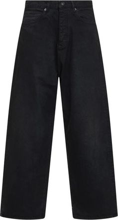 Balenciaga Wide Jeans, male, Black, Size: XS Wide-leg Jeans