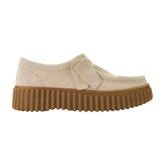 Clarks Laced Shoes, female, Beige, Size: 7 1/2 US Torhill Bee