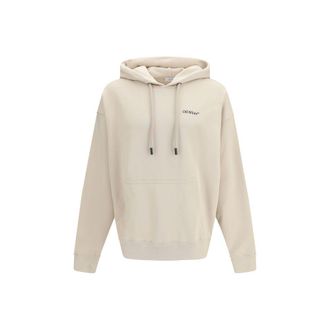 Off-white Beige Cotton Mens Sweatshirt