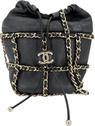 Chanel Bolso Cubo Pre-owned Vintage - Pre-owned - Mujer - Negro - ONE SIZE