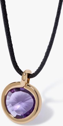 Annoushka Sweetie Amethyst Pendant & Soft Leather Necklace