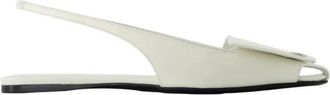 Courr&egrave;ges Sandalias de Punta Cuadrada Plegables - Shoes - Mujer - Blanco - 36 EU