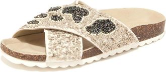 Twinset Italiaanse sandalen met Ciabatta-stijl - Dames - Sandalen - Beige - 36 EU - Schoenen