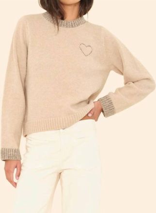 Xirena Valentin Long Sleeve Sweater In Vanille
