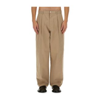 Moschino Heren, Broeken, Beige, Maat: L Katoen