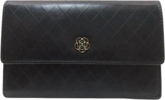 Chanel Pre-owned Wallets, female, Black, Size: ONE SIZE Pre-owned Coin Purse / Coin Case