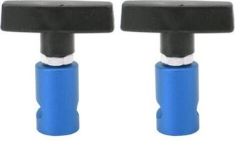 OEM Abrazadera De Soporte De Amortiguador De Cap&oacute; De 2 Piezas Y Herramienta 2 En 1 Para Buj&iacute;as Y Cap&oacute; Del Coche, Color Azul