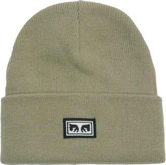 Obey Icon Eyes Beanie - unisex - Hoeden - Groen - ONE Size - Accessoires