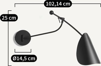 AM.PM Wandlamp met 1 arm, Funambule
