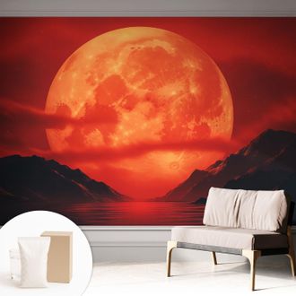 Tulup Carta Da Parati Con Design Moderno - Per Rinnovamento Rapido - Non-woven - Per Interni Moderni Fenomeno Notturno 312x219 Cm