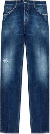 Dsquared2 Jeans 642 - Heren - Regular Fit Jeans - Blauw - XL - Katoen - Jeans