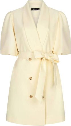 Ibana Dulcia Dress - Dames - Jurken - Geel - Maat: XL Leer