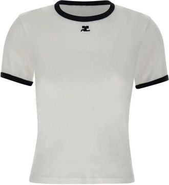 Courr&egrave;ges Mujer, Camisetas, Blanco, Talla: L