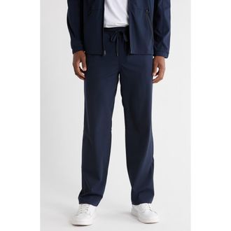 90 Degree by Reflex Warp Fleece Straight Leg Pants in True Navy at Nordstrom Rack, Size Small