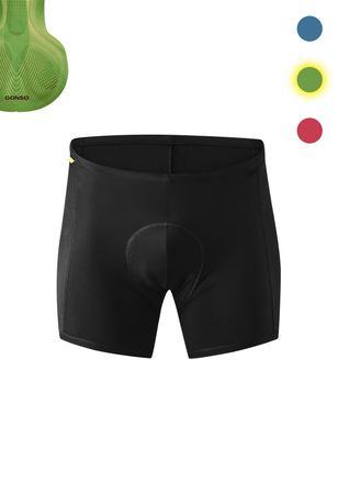 Gonso Fahrradhose GONSO Sitivo U M, Damen, Gr. 4XL, Normalgr&ouml;ssen, gr&uuml;n, 92% Polyamid, 8% Elasthan, Hosen Fahrradhose, Herren Fahrradunterhose, Radhose mit 