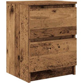 vidaXL Vidaxl - Mueble De Tv De Madera Antigua 40x35x54 Cm Madera De Ingenier&iacute;a