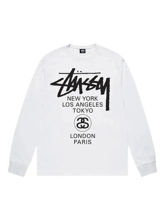 Stüssy T-shirt World Tour - Bianco