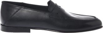 Baldinini Leren Loafer - Heren - Loafers - Zwart - 40 EU - Leer - Schoenen