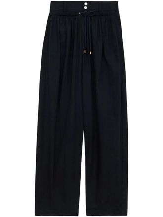 Isabel Marant Inaya trousers - women - Cotton/Cotton - 40 - Black