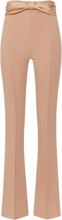 Elisabetta Franchi Mujer, Pantalones, Beige, Talla: M
