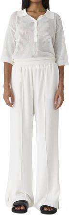 Misha Collection Ace Wide Leg Pants In White