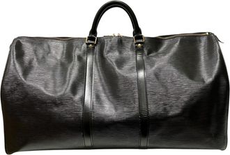 Louis Vuitton Epi Black Epi Leather Boston Bag (Pre-Owned)