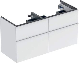Keramag Keramag - Geberit Icon Mueble Bajo Lavabo Para Lavabo Doble, 4 Cajones