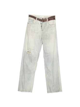 Haikure Bonnie-Hose mit bedrucktem G&uuml;rtel