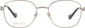 Gucci Demo Oval Ladies Eyeglasses GG1602O 001 53
