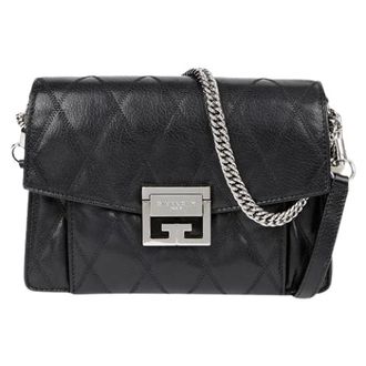 Givenchy Pre-owned Cross Body Bags, female, Black, Size: ONE SIZE Pre-owned GV3 Small Shoulder Crossbody Bag