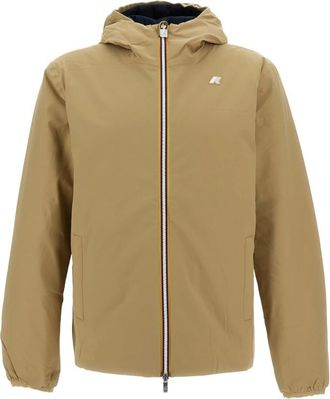 K-Way Jack St Warm Double Jas - Heren - Zomerjassen - Beige - L - Polyester - Jassen