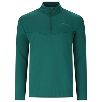 ENDURANCE Ledger Waffle Melange Midlayer Fleecepullover f&uuml;r Herren | t&uuml;rkis
