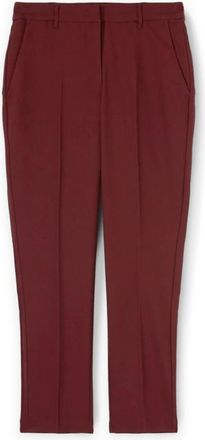 Motivi Normale Broek - Dames - Slim Fit Broeken - Rood - L - Leer - Broeken