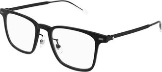 Montblanc Optical Frame - Heren - Brillen - Zwart - 51 MM - Accessoires