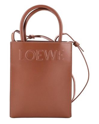 Loewe Brown Leather Standard A5 Convertible Tote (Authentic Pre-Loved)