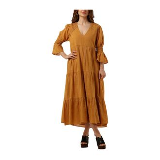 Ruby Tuesday Imala Jurk - Dames - Casual kleedjes - Bruin - 3XS - Kleedjes