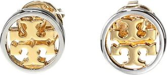 Tory Burch Icon Stud Oorbellen - Dames - Oorbellen - Geel - ONE Size - Accessoires