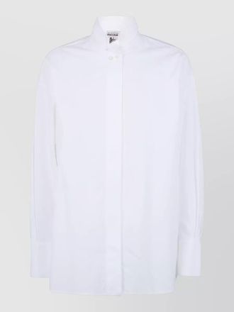 Semicouture shirt high collar button cuffs long sleeves