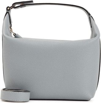 Valextra Niagara Blue Calf Leather Mochi Pouch Bag