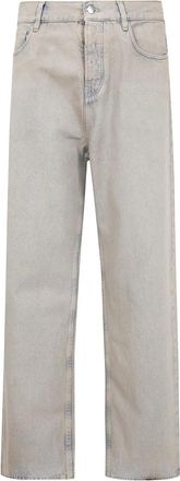 Amiri Baggy Gewassen Jeans - Heren - Regular Fit Jeans - Grijs - W33 - Jeans