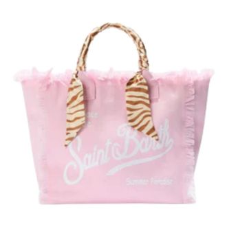 Saint Barth Tote Bags, female, Pink, Size: ONE SIZE Vanity Tote Bag